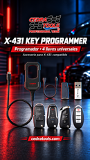 Launch X-431 Key Programmer Kit | Programador + 4 Llaves — historia 9:16 CedraTools sin precio