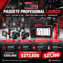 Paquete profesional Launch X-613, PAD9 LINK, Three-Point Wheel Clamp Set y TreadMaster. Imagen principal cuadrada aprobada.