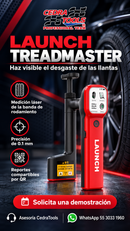 Launch TreadMaster | Medidor Láser de Desgaste de Llantas — imagen vertical para historias CedraTools