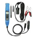 Innova 5420 PowerCheck con puntas, cables, pinzas de batería y adaptador; kit original en formato cuadrado.