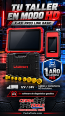 Historia vertical CedraTools del PRO3 LINK Basic con SmartLink, maleta HD y licencia HD de un año; sin diagnóstico gasolina
