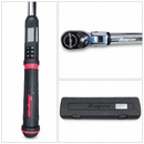 Snap-on ATECH3FR250B vistas reales de panel, cabeza flexible de 1/2 y estuche