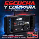 Receptor Steelman 61082 con seis canales, altavoz, volumen y salida de auriculares; CedraTools